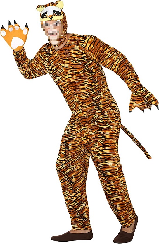 Griong Fit - Pijama De Una Pieza Para Adultos, Unisex, De Franela Para Cosplay, Animal, Ropa De Dormir De Una Pieza Para Halloween, Ropa De Dormir Para El Hogar, Tigger