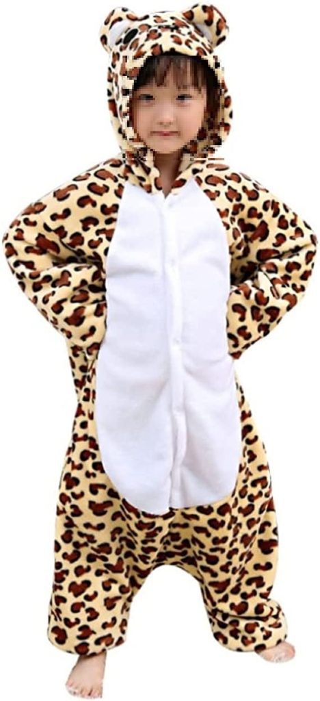 Disfraz De Leopardo 4 Piezas - Incluye Diadema, Cola, Pajarita Y Pegatinas, Para Niños Y Adultos, Carnaval Y Halloween