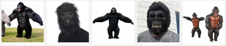Disfraces De Gorilas Baratos En Aliexpress